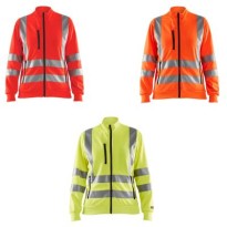 Sweatshirt de travail Blaklader haute visibilité multi-poches avec fermeture éclair intégrale femme 330819743300L