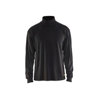 Pull de travail Blaklader 100 % coton à manches longues et col montant 332010409900L