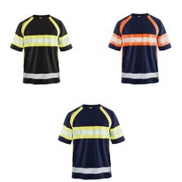 T-shirt de travail haute visibilité Blaklader protection contre les rayons UV à manches courtes 333710518933L