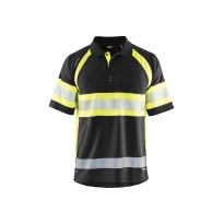 Polo de travail haute visibilité Blaklader protection contre les rayons UV à manches courtes 333810518933L
