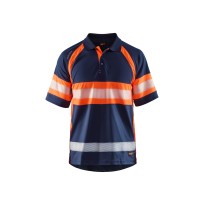 Polo de travail haute visibilité Blaklader protection contre les rayons UV à manches courtes 333810518933L