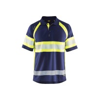 Polo de travail haute visibilité Blaklader protection contre les rayons UV à manches courtes 333810518933L