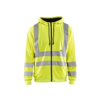 Sweat de travail avec capuche et fermeture éclair entière Blaklader haute visibilité 334619743300L