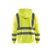 Sweat de travail avec capuche et fermeture éclair entière Blaklader haute visibilité 334619743300L