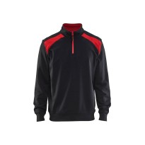 Sweat-shirt de travail Blaklader 100% coton demi-fermeture éclair 335311581098L