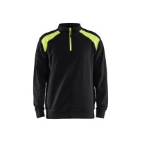 Sweat-shirt de travail Blaklader 100% coton demi-fermeture éclair 335311581098L