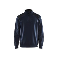 Sweat-shirt de travail Blaklader 100% coton demi-fermeture éclair 335311581098L
