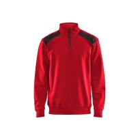Sweat-shirt de travail Blaklader 100% coton demi-fermeture éclair 335311581098L