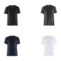 T-shirt à manches courtes de travail Blaklader avec col...