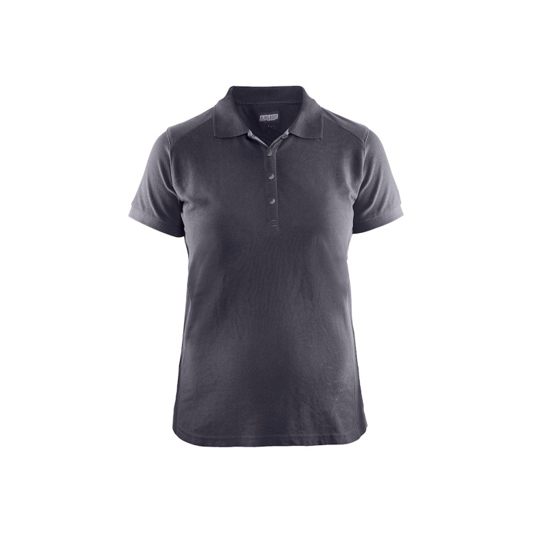 Polo de travail à manches courtes pour femme...