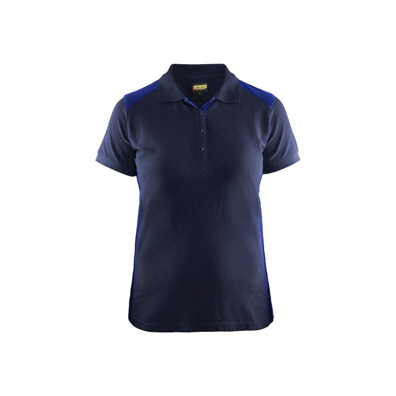 Polo de travail à manches courtes pour femme...