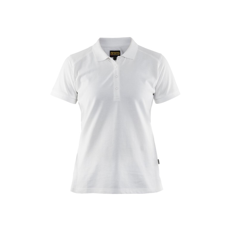 Polo de travail à manches courtes pour femme...