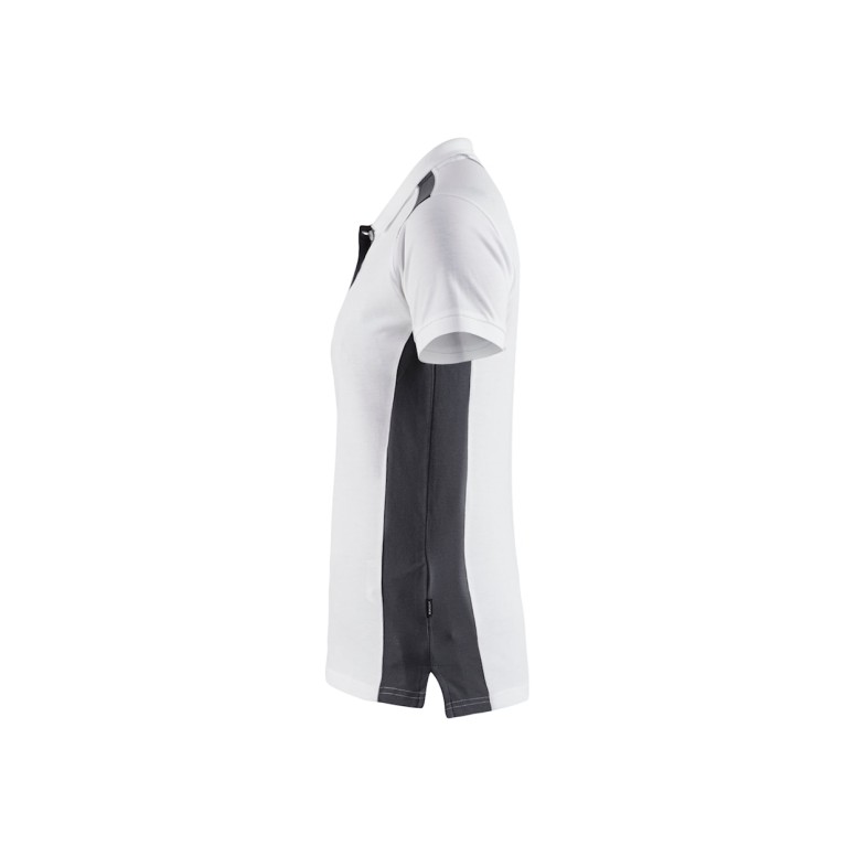 Polo de travail à manches courtes pour femme...