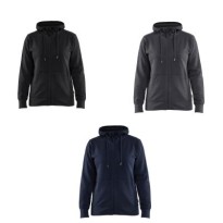 Sweat de travail Blaklader zip intégral pour femme avec capuche 100 % coton 339511588600M