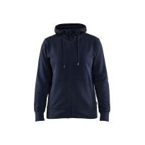 Sweat de travail Blaklader zip intégral pour femme avec capuche 100 % coton 339511588600M