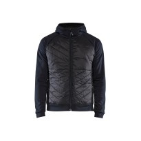 Sweat à capuche de travail Blaklader Hybrid à fermeture éclair intégrale 346325264599L