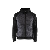 Sweat à capuche de travail Blaklader Hybrid à fermeture éclair intégrale 346325264599L