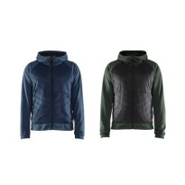 Sweat à capuche de travail Blaklader Hybrid à fermeture éclair intégrale 346325334199L