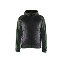 Sweat à capuche de travail Blaklader Hybrid à fermeture éclair intégrale 346325334199L