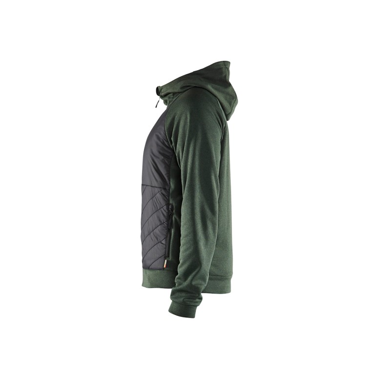 Sweat à capuche de travail Blaklader Hybrid à...