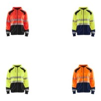 Sweat de travail avec capuche et fermeture éclair entière Blaklader haute visibilité 354625283389L