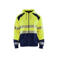 Sweat de travail avec capuche et fermeture éclair entière Blaklader haute visibilité 354625283389L