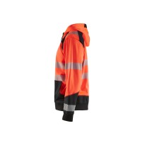 Sweat de travail avec capuche et fermeture éclair entière Blaklader haute visibilité 354625283389L