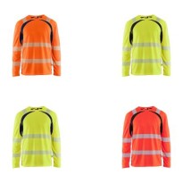 T-shirt de travail haute visibilité Blaklader protection contre les rayons UV à manches longues 359910133389L
