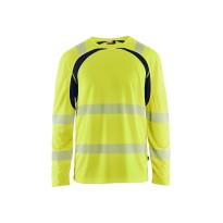 T-shirt de travail haute visibilité Blaklader protection contre les rayons UV à manches longues 359910133389L