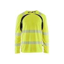 T-shirt de travail haute visibilité Blaklader protection contre les rayons UV à manches longues 359910133389L