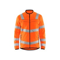 Sweatshirt de travail Blaklader haute visibilité à zip... 2