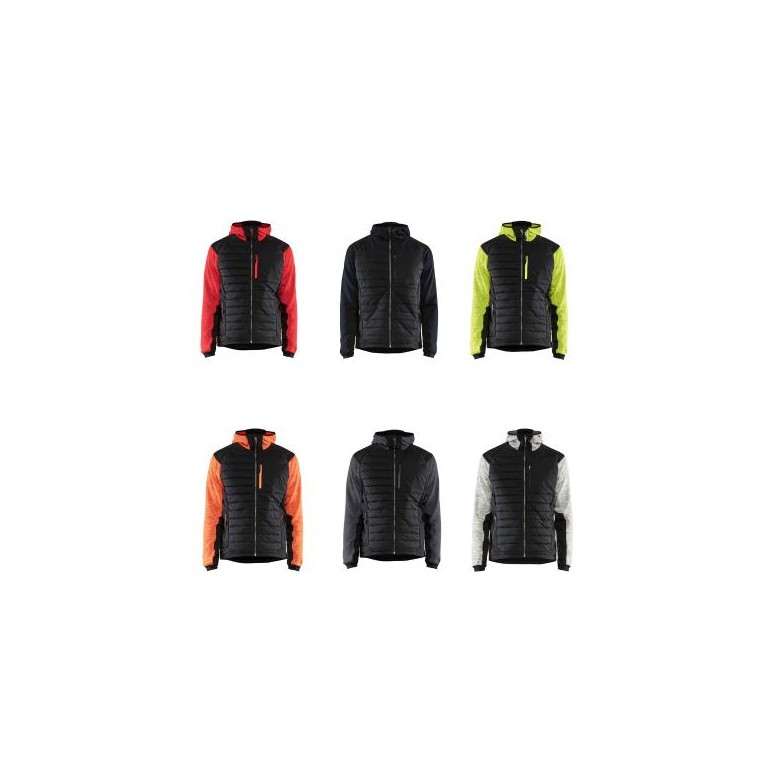 Veste de travail hybride Blaklader avec capuche...