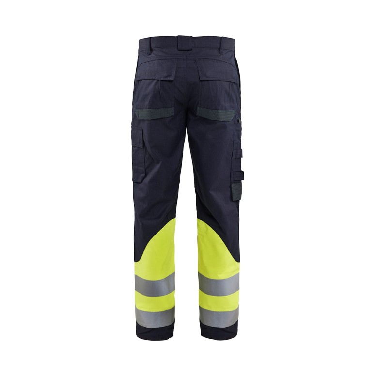 Pantalon de travail à multi-poches ignifuge...