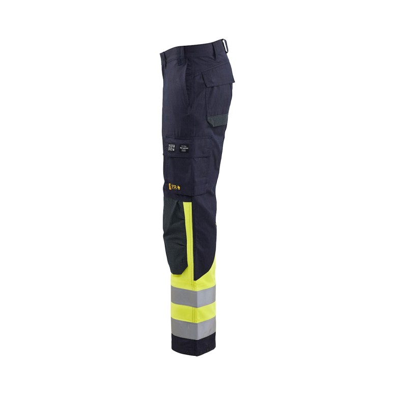 Pantalon de travail à multi-poches ignifuge...