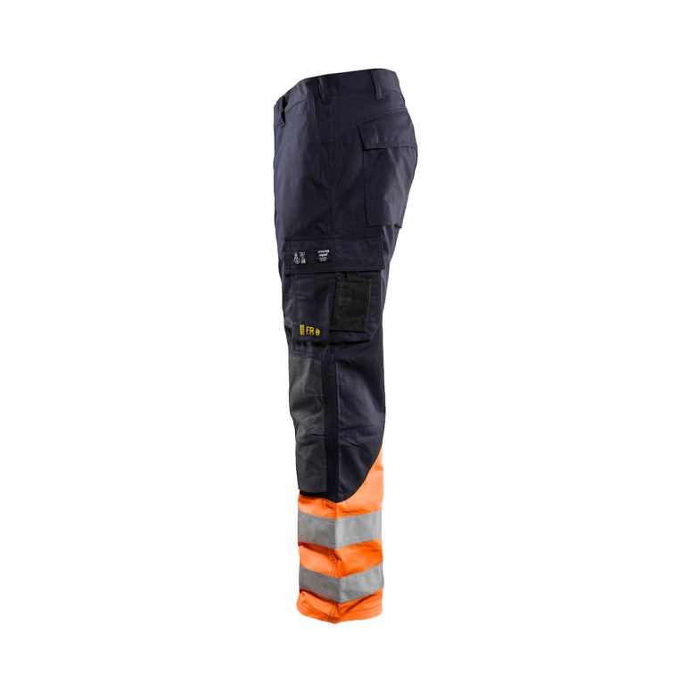 Pantalon de travail à multi-poches ignifuge...