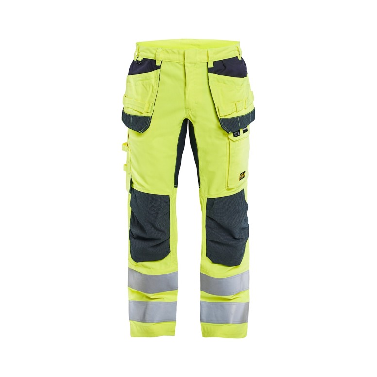 Pantalon de travail à multi-poches ignifuge...