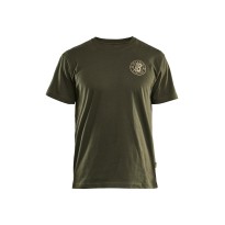 T-shirt à manches courtes de travail 100% coton Blaklader Grit Flag 942010424000L