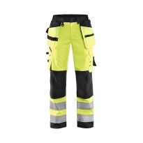 Pantalon de Travail Haute Visibilité Stretch Imperméable Multipoches Blaklader Softshell Lady 716725173389C42