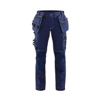 Pantalon de Travail Stretch Multipoches 100% Coton...