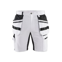 Bermuda de Travail Stretch Multipoches 100% Coton...