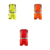 Gilet de travail haute visibilité multi-poches Blaklader avec fermeture éclair entière 302718043300L