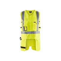 Gilet de travail haute visibilité multi-poches Blaklader avec fermeture éclair entière 302718043300L