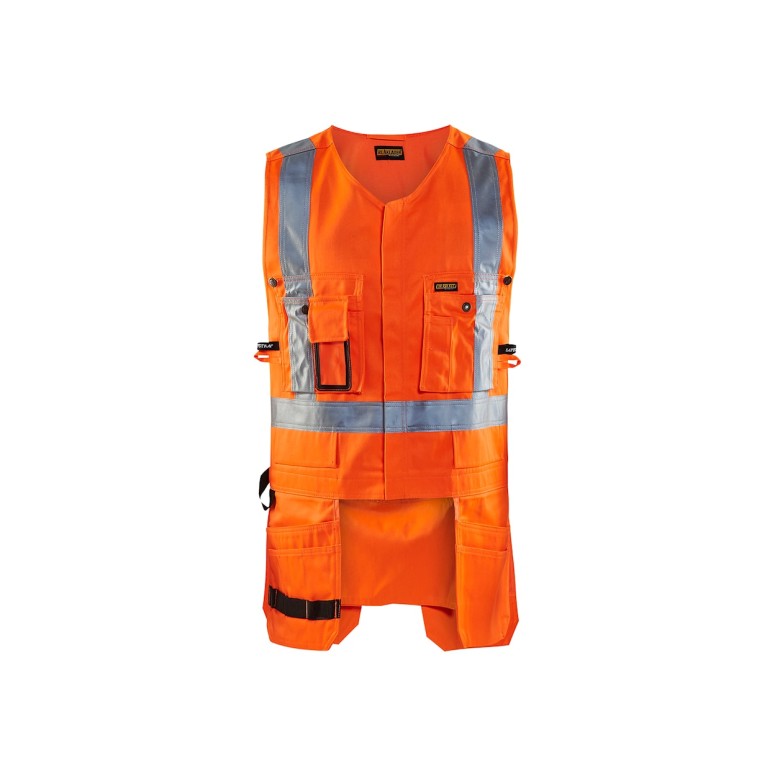 Gilet de travail haute visibilité multi-poches...