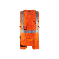 Gilet de travail haute visibilité multi-poches Blaklader avec fermeture éclair entière 302718043300L