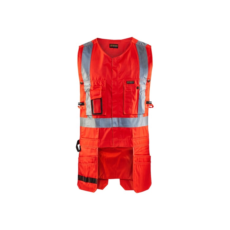 Gilet de travail haute visibilité multi-poches...