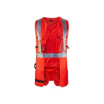 Gilet de travail haute visibilité multi-poches Blaklader avec fermeture éclair entière 302718043300L