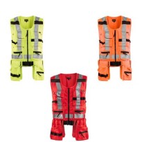 Gilet de travail haute visibilité multi-poches Blaklader avec fermeture éclair entière  303218043300L