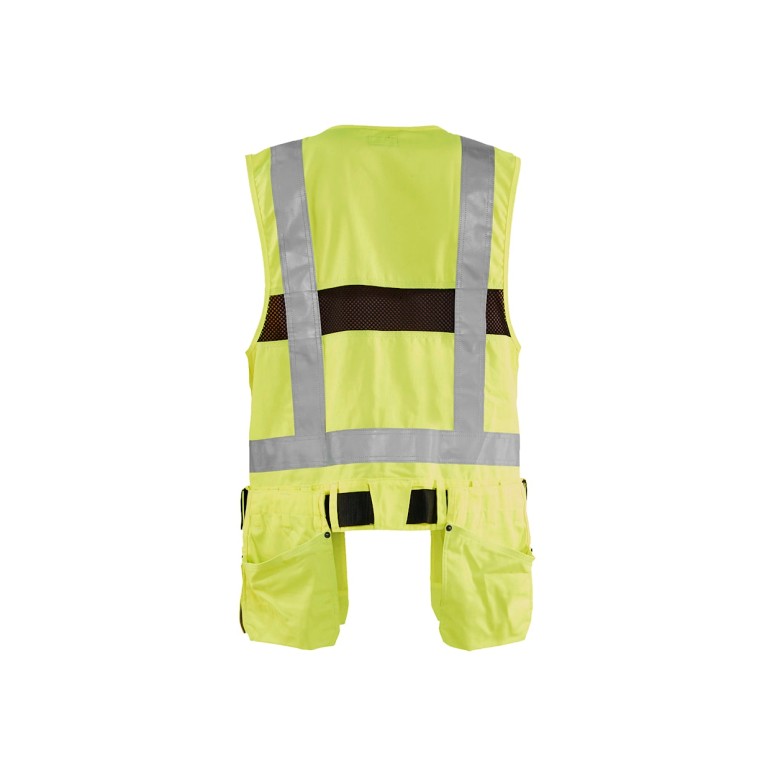 Gilet de travail haute visibilité multi-poches...