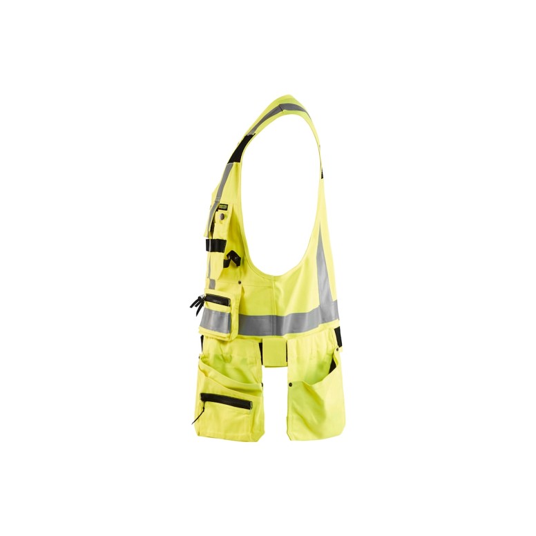 Gilet de travail haute visibilité multi-poches...