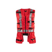 Gilet de travail haute visibilité multi-poches Blaklader avec fermeture éclair entière  303218043300L